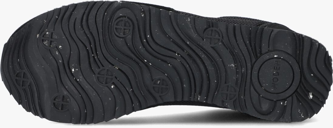 WODEN zwarte woden lage sneakers ydun icon