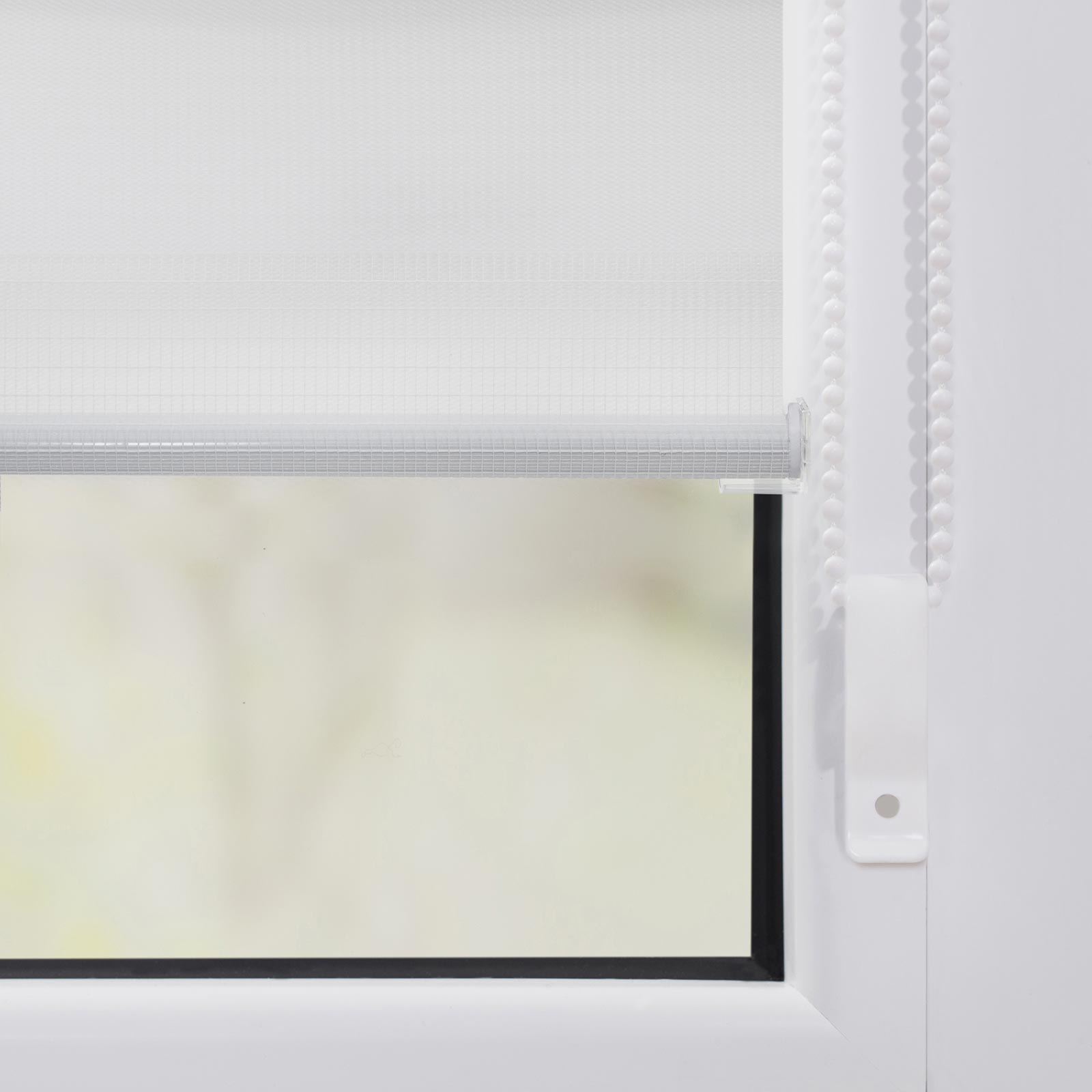 LICHTBLICK Duo Rollo Klemmfix - Blätter - grün - 45x150 cm