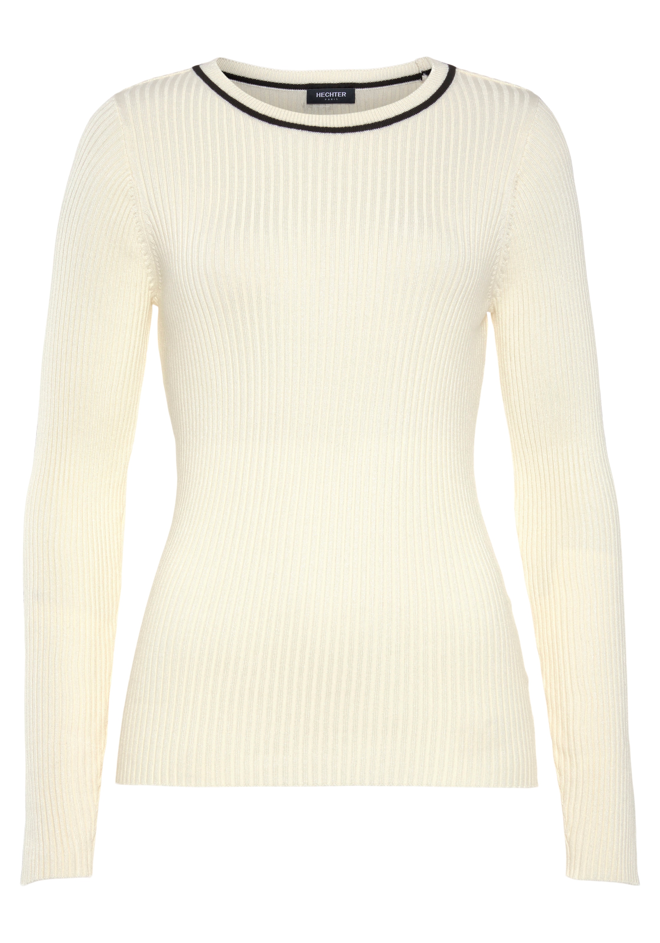 HECHTER PARIS Strickpullover , mit Kontrastdetails