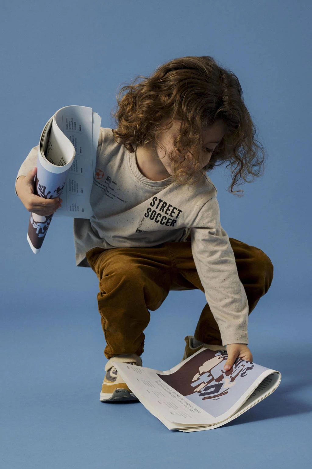 NAME IT MINI longsleeve zand