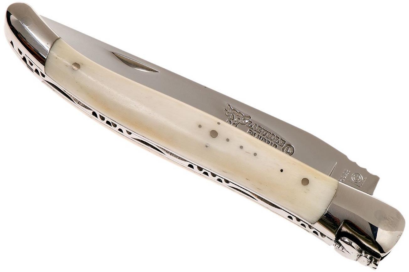 Laguiole en Aubrac Classic 12cm wit been L0212OSI-FSI1