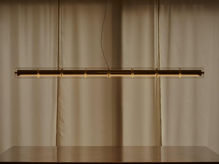 Flos Luce Cilindrica S1 hanglamp Glass