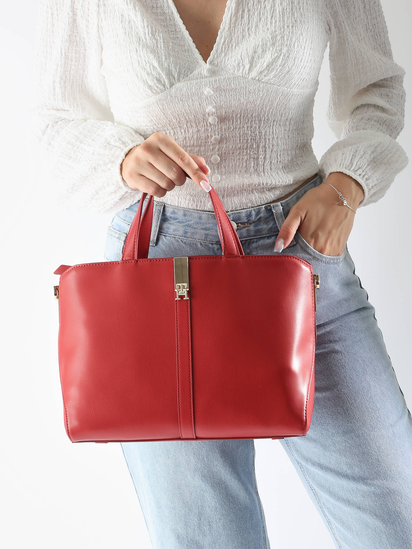 Sac bandoulire Th heritage tote TOMMY HILFIGER