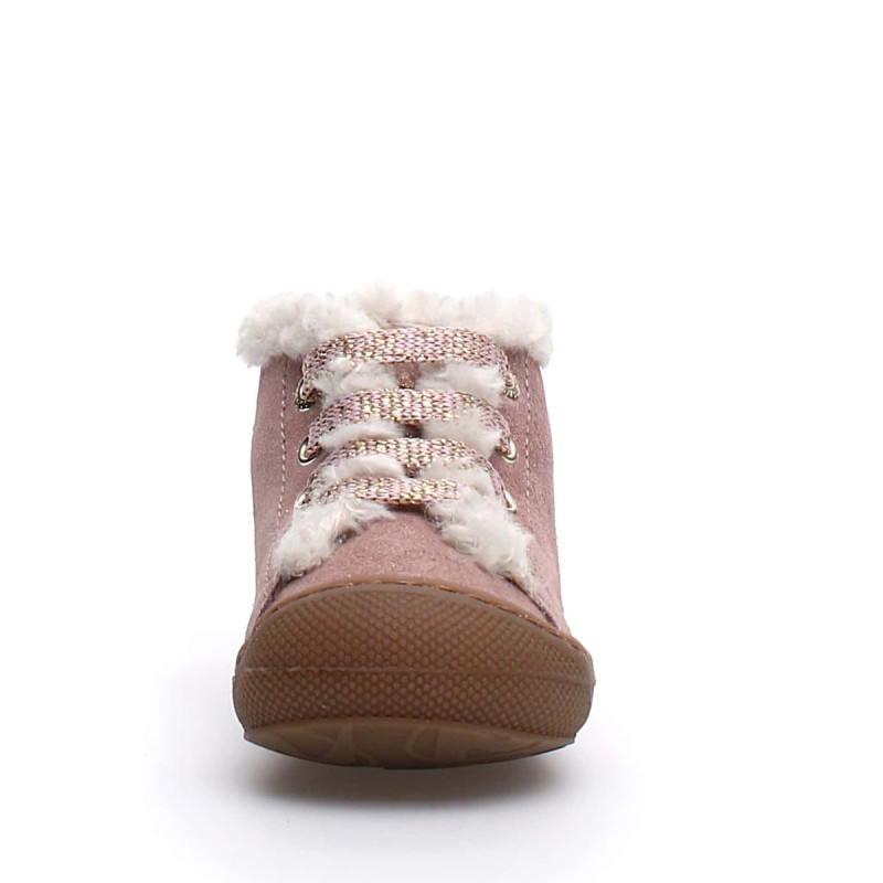Naturino Naturino Cocoon Lallit Lacets Fourré Rose Brillant