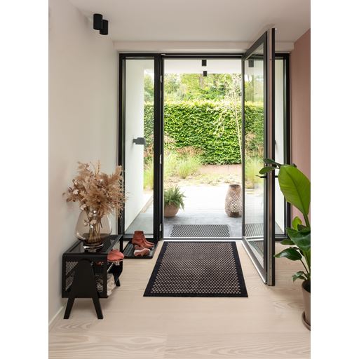 Tica Copenhagen Dot Gulvmåtte, Sort/Sand, 90x130 cm