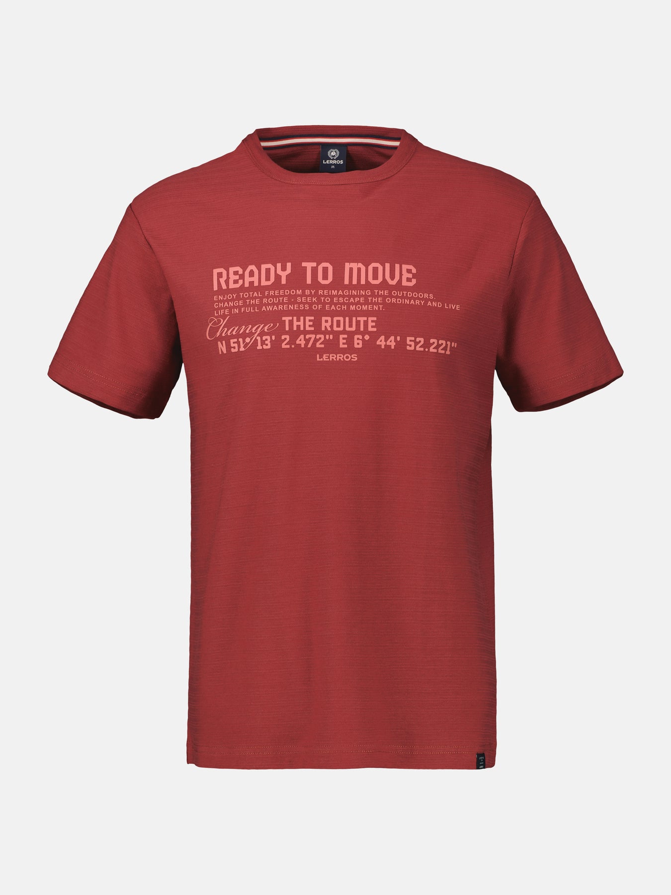 T-Shirt in Strukturqualität