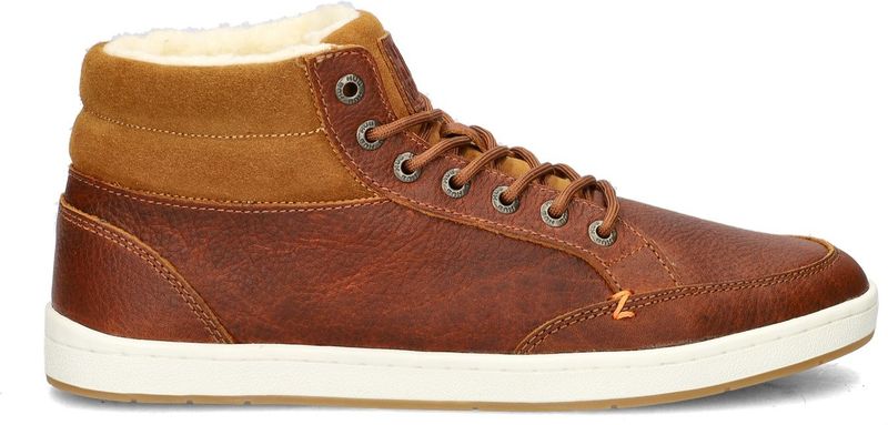 Hub - Mark Veterboots - Bruin - Gewaxt Nubuck - Fake Fur Voering