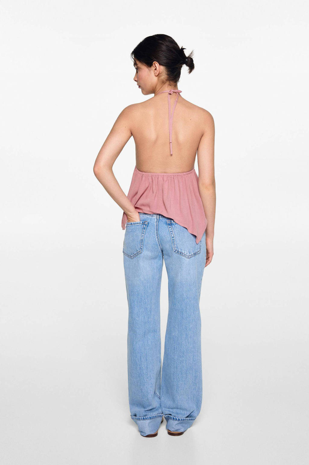 MANGO TEEN haltertop warmroze