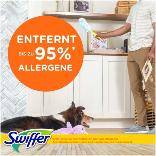 Swiffer Staubmagnet Starter-Set (1 Griff + 3 Nachfülltücher)