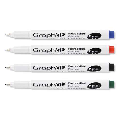 Graph'it Fineliner 4er Set, farblich sortiert