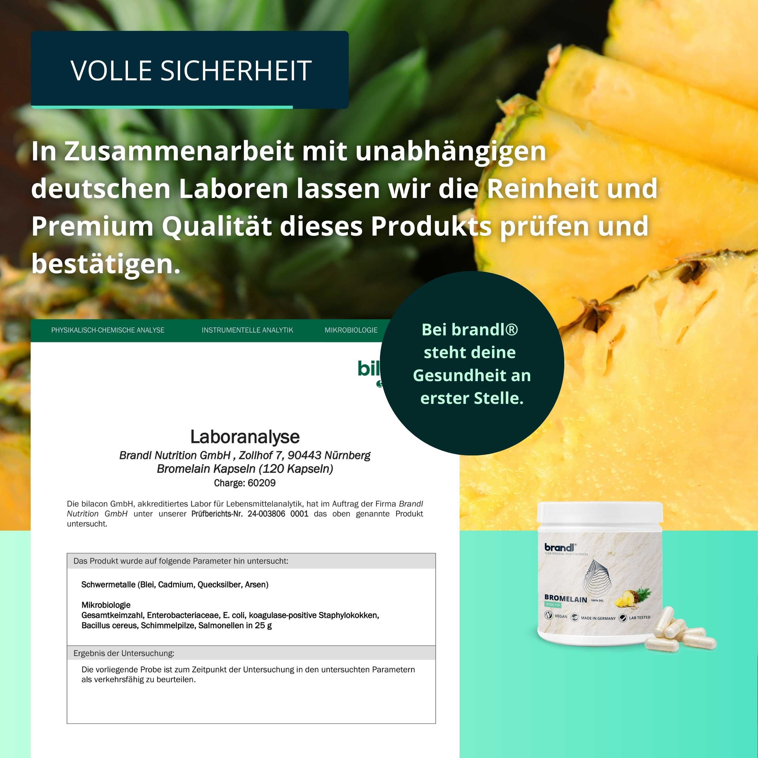 brandl® Bromelain | Enzyme aus der Ananas