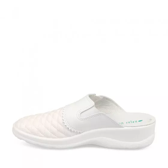 Mules BLANC GREEN RELAX