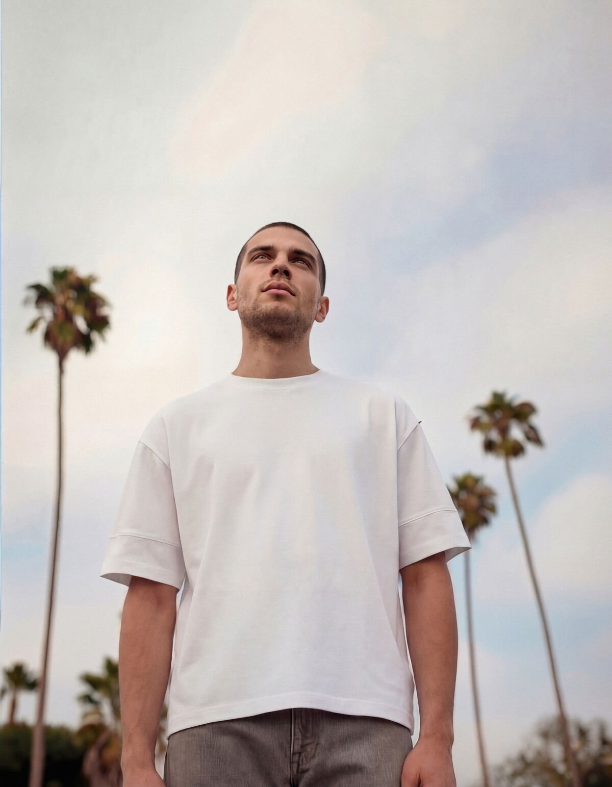 Minimalistisch T-shirt Wit