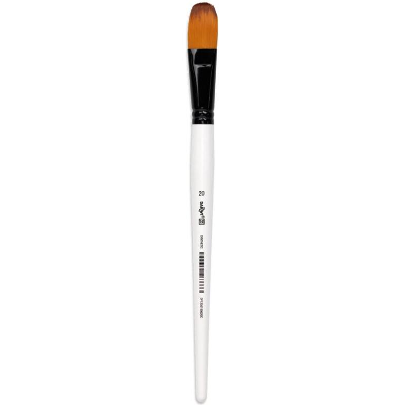 Darwi For You pinceau usé bombé 21 mm taille 20 - Blanc