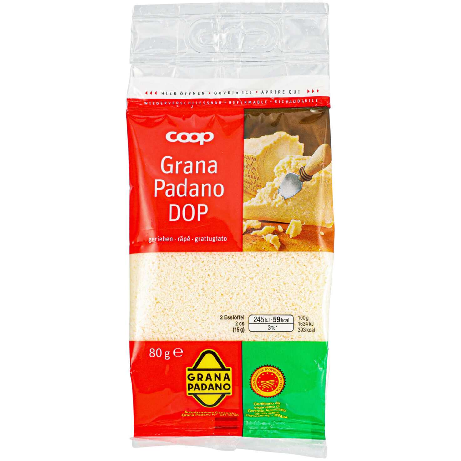 Grana Padano Reibkäse