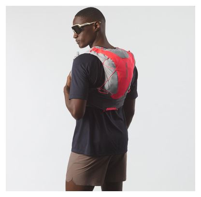 Veste d'hydratation Salomon ADV Skin 12 Gris/Rouge Unisexe