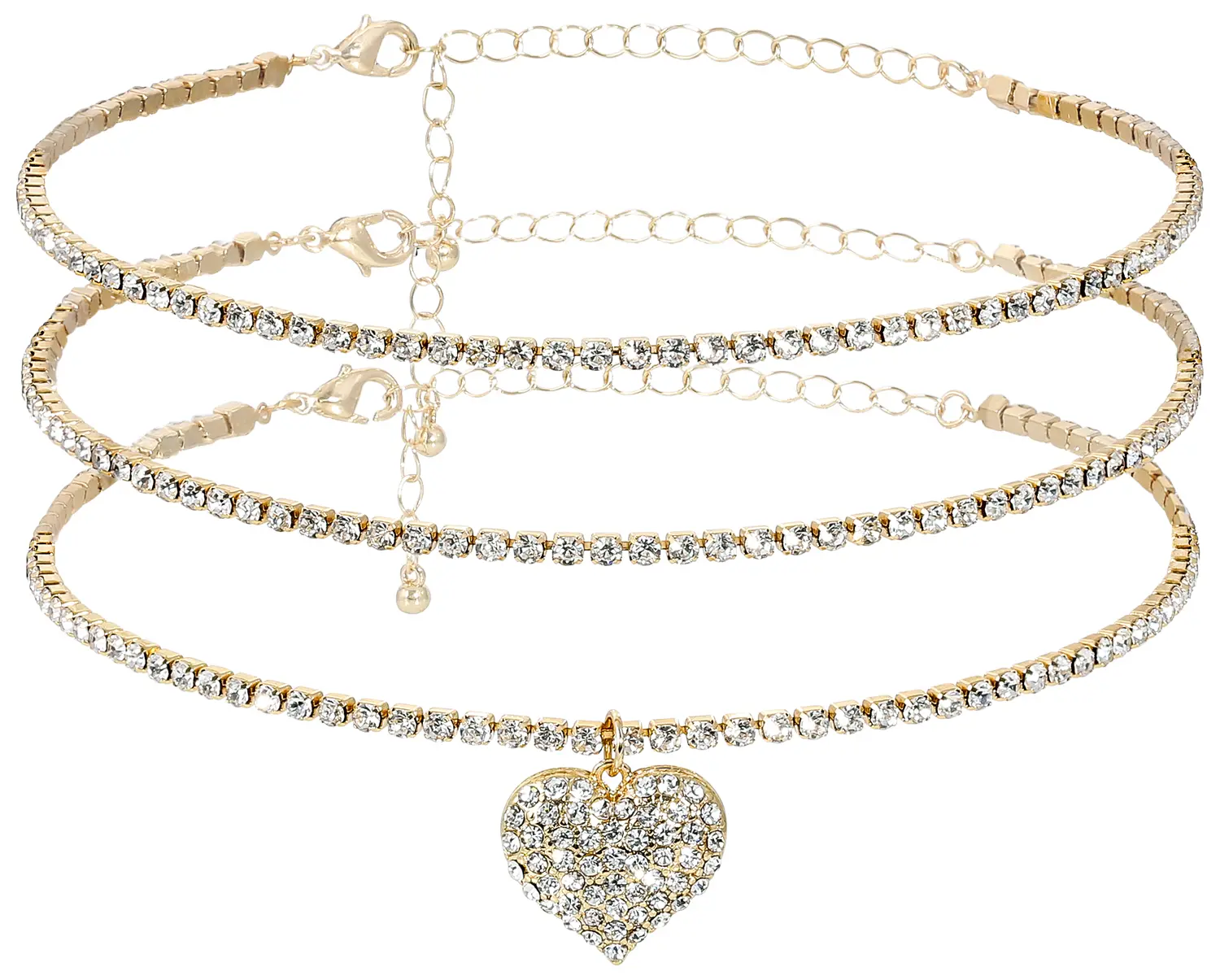 Ketten-Set - Sparkling Heart