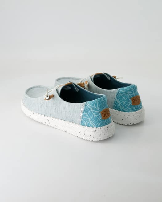 Hey Dude Wendy Heathered Sneaker in Blau