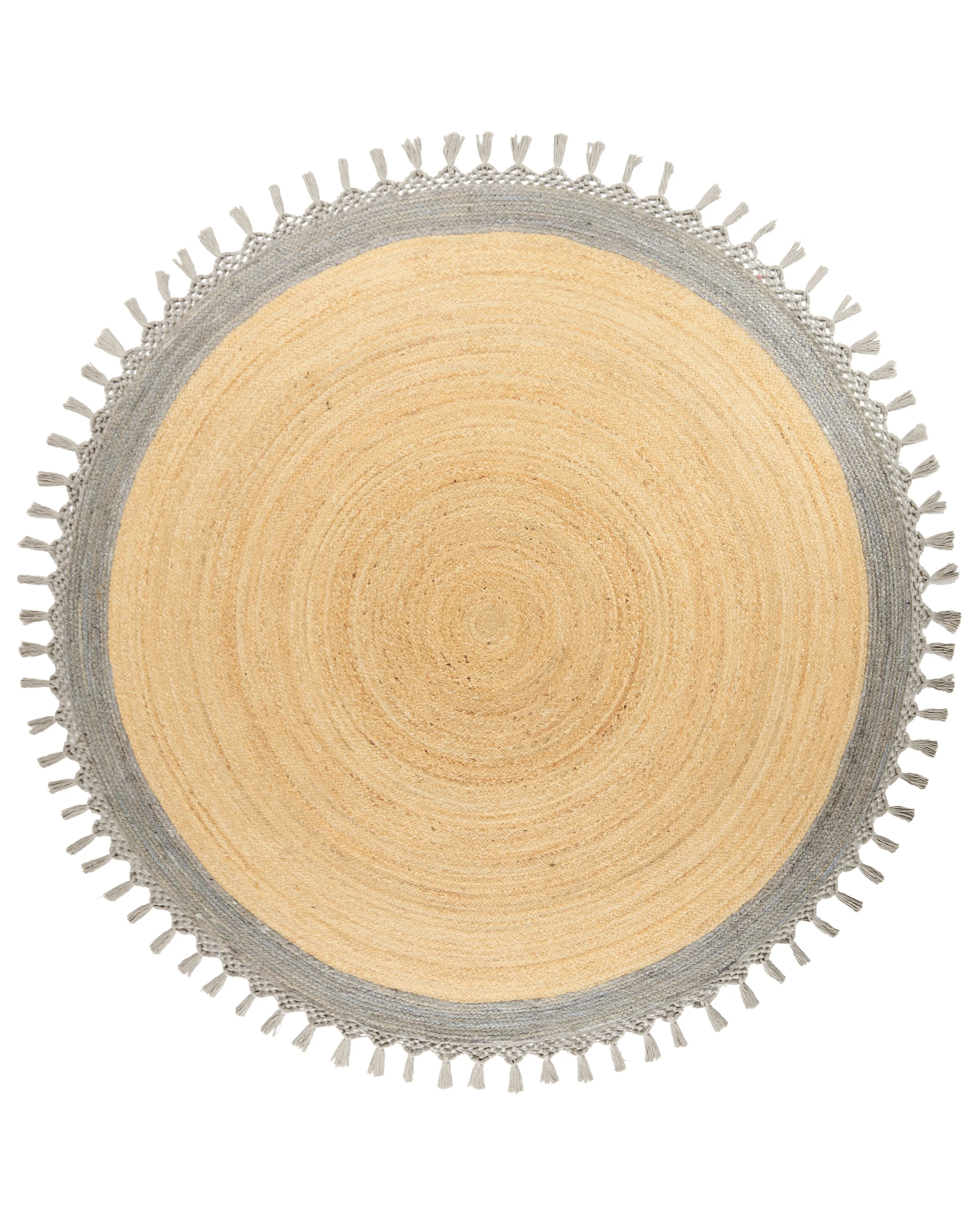 Vloerkleed MARTS Grijs ø 200 cm Jute