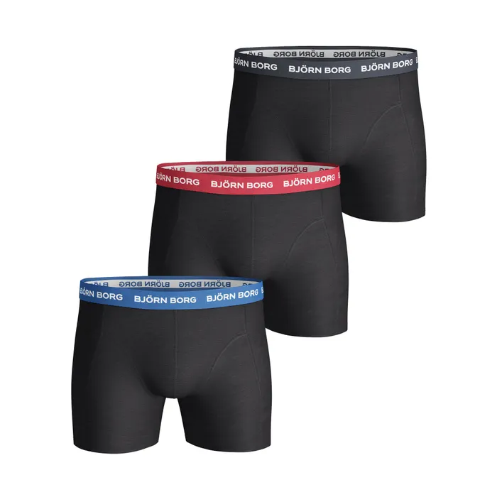 Bjorn Borg Björn Borg Contrast Solids Boxershorts (3-pack)