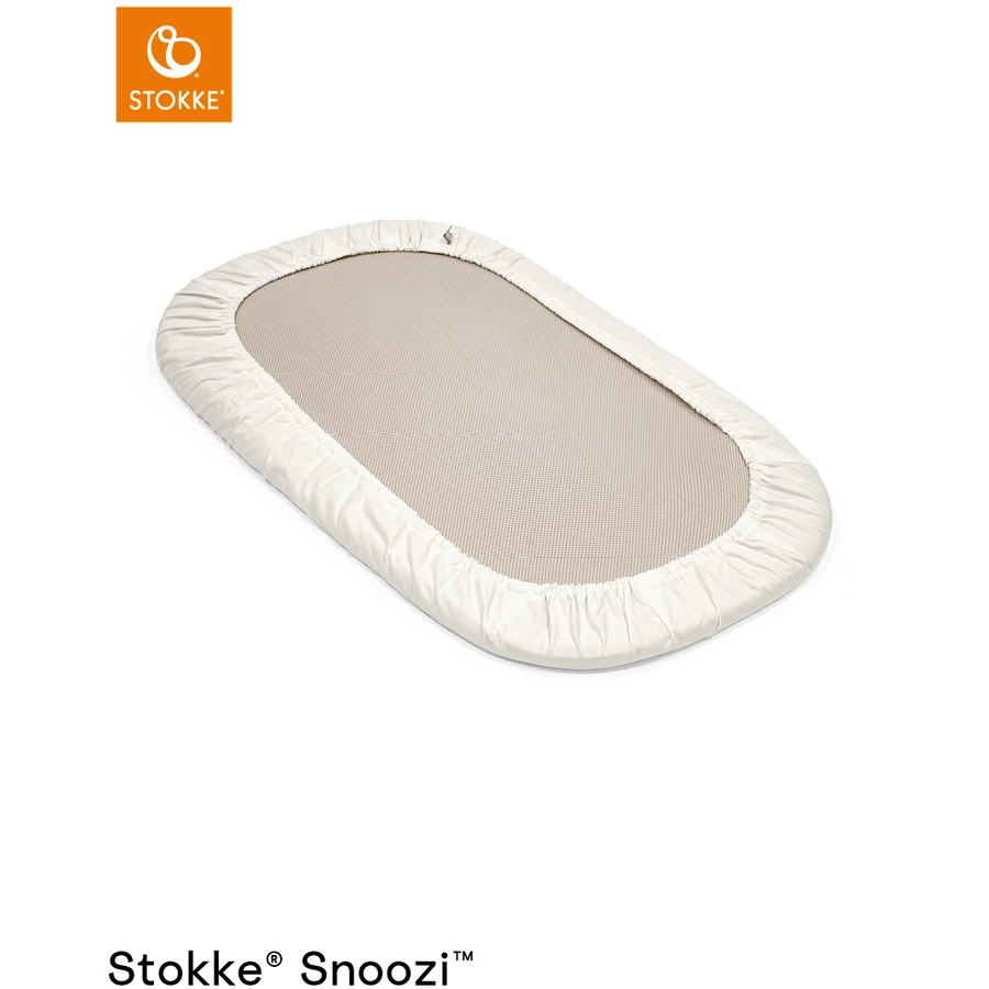 STOKKE® Snoozi™ Spannbettlaken 2er-Pack Dandelion Beige und Vanilla Cream