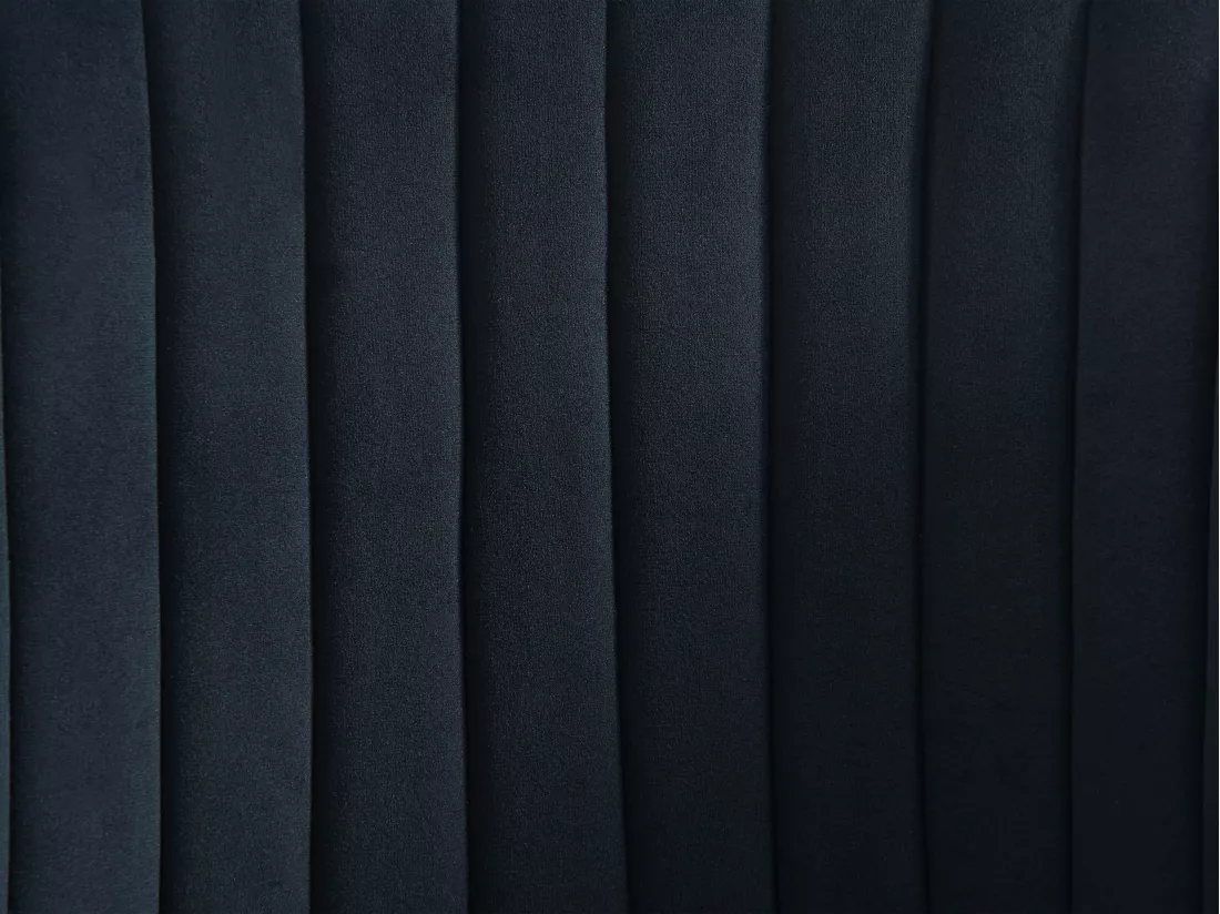 Lot de 6 chaises en velours et métal doré - Noir - MADOLIA de Pascal MORABITO