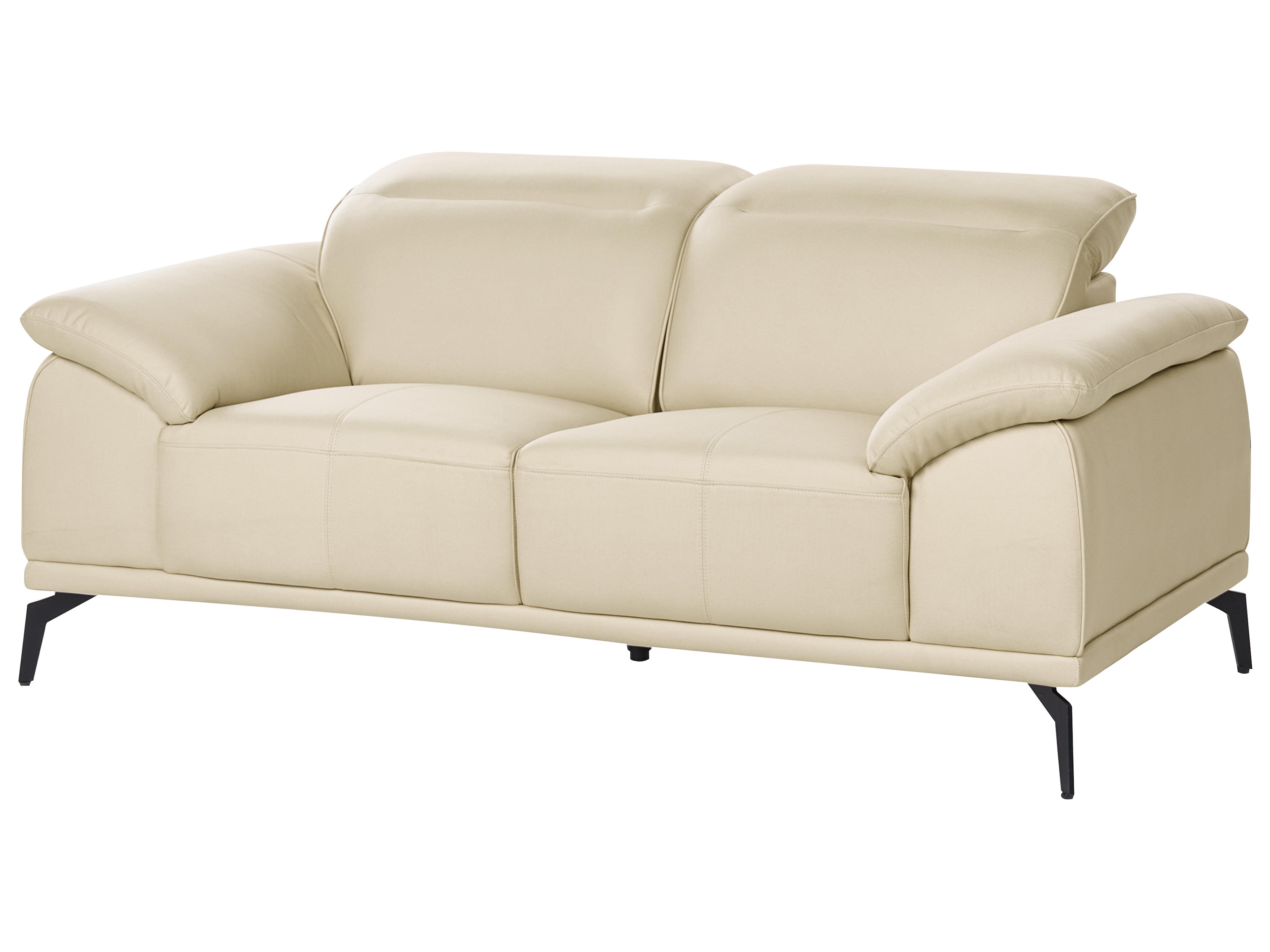 Bank 2-zits VEJEN Kunstleer Beige