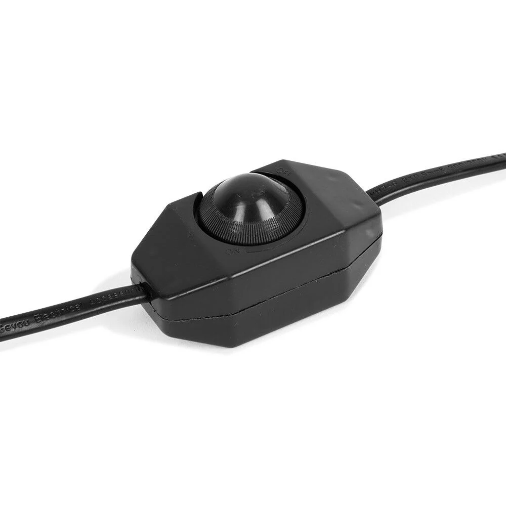 Lampe à poser cercle lumineux noir