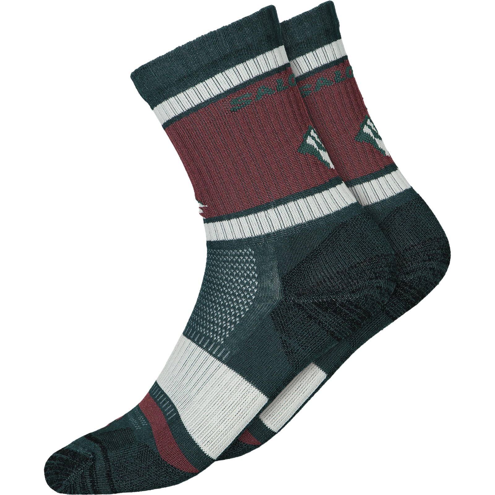 Salomon Out Alps Crew Erwachsenen-Socken, 2 Paar 36-38, hellgrau