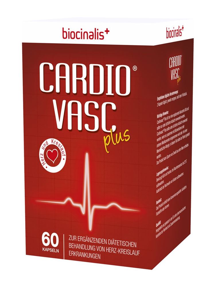 CARDIOVASC-PLUS Kaps 60 Stk<br>60 Stück, Kapsel