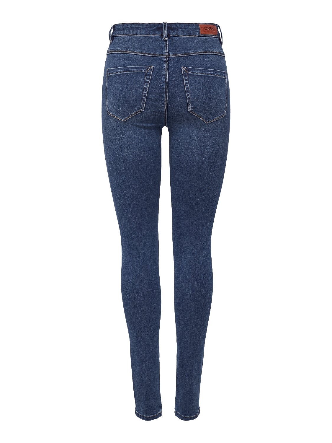 ONLROYAL Hohe Taille Skinny Fit Jeans Dark Blue Denim