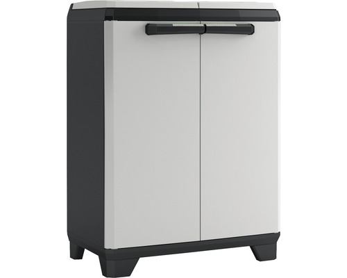 Split Premium recyclingkast, zwart kunststof, 220 l