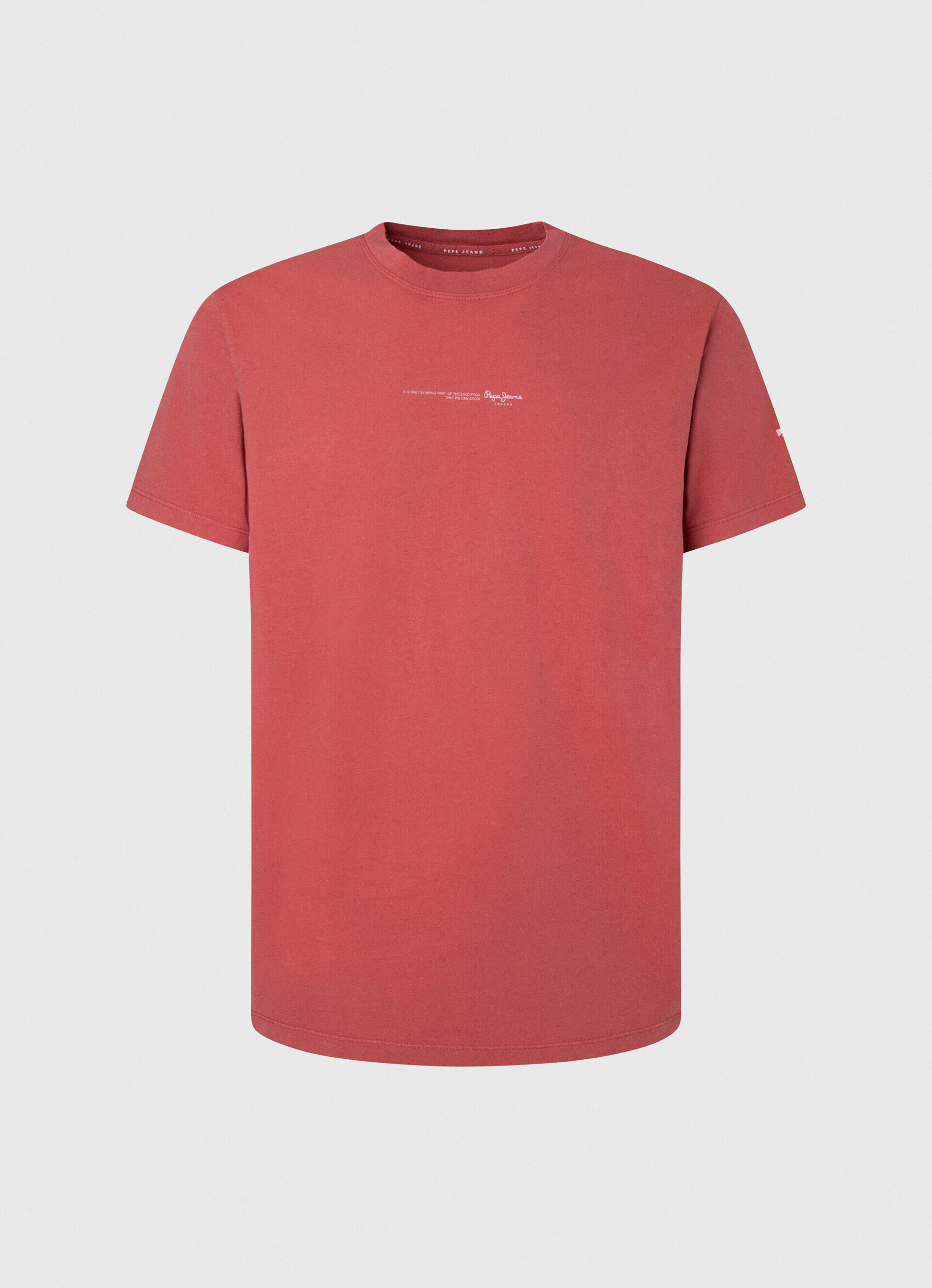 CAMISETA COM LOGOTIPO ESTAMPADO - vermelho estúdio