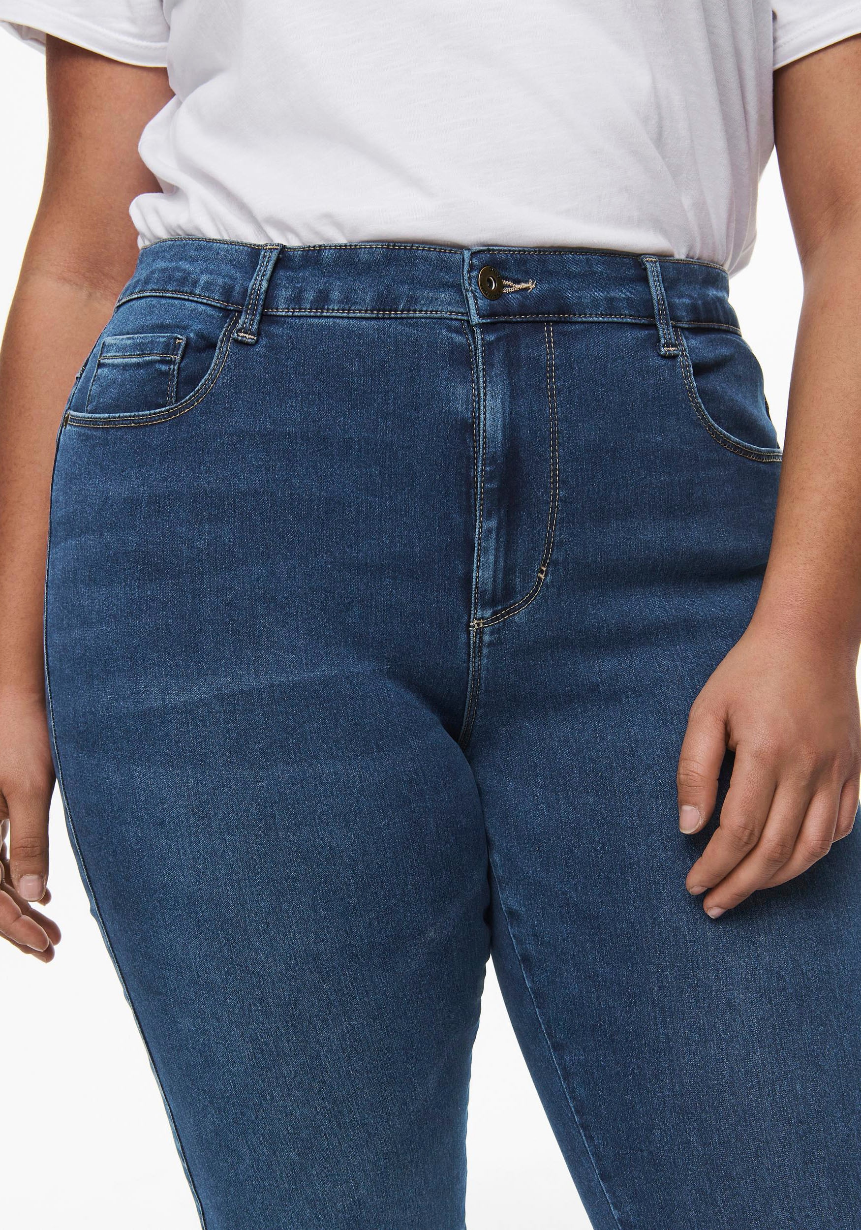 ONLY CARMAKOMA High-waist-Jeans »CARAUGUSTA HW SK DNM«