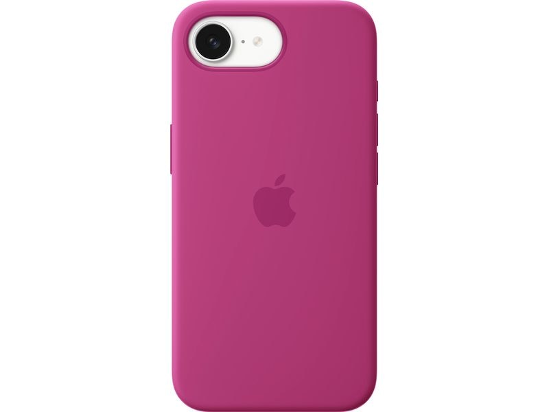 Apple Silicone Case mit MagSafe iPhone 16e Fuchsia Silikon-Backcover mit «MagSafe» für das  Apple iPhone 16e