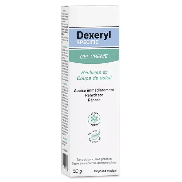 Dexeryl Específico para Queimaduras e Queimaduras Solares 50g