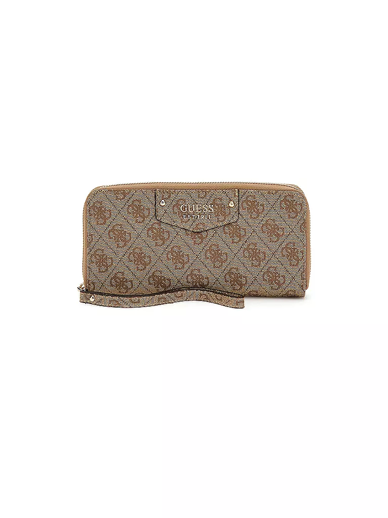 GUESS Geldbörse ECO BRENTON Large beige