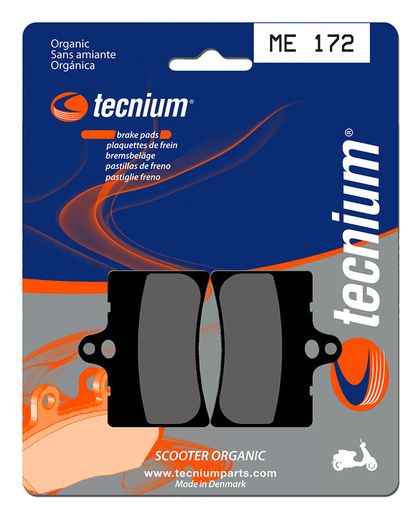 Plaquettes de freins Tecnium Scooter organique - ME172