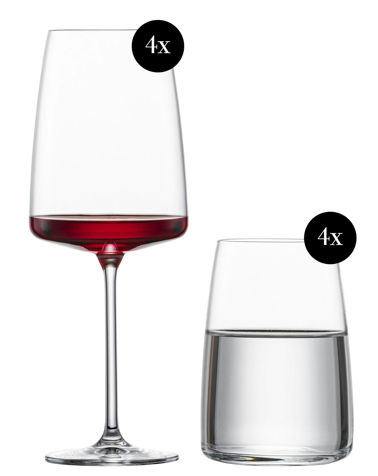 ZWIESEL GLAS Gläser-Set VIVID SENSES 8-teilig transparent