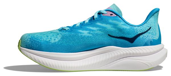Chaussures Running Hoka Mach 6 Bleu Femme