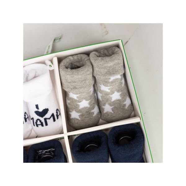 BD Collection Sokjes 4-Pack Multi Navy