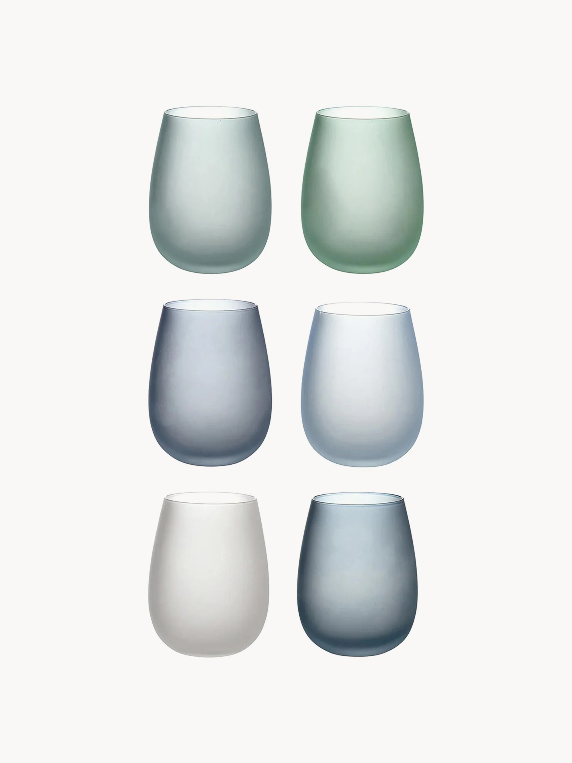 Waterglazen Happy Hour, 6-delig