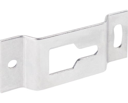 Montageplaat voor raamluiken 75 x 32 mm roestvrij staal