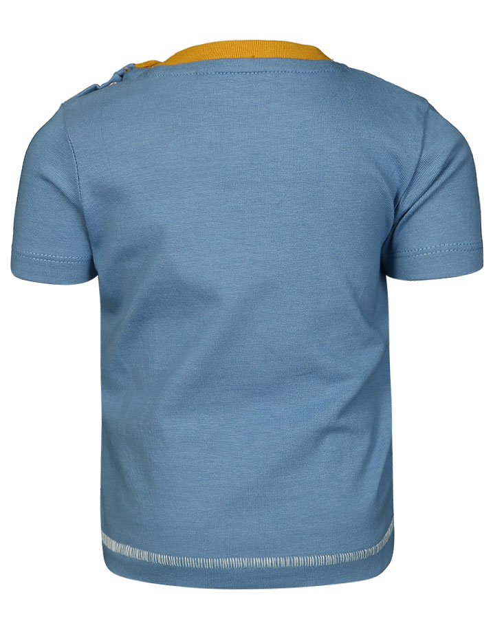 T-Shirt SUMMER DAY in blau
