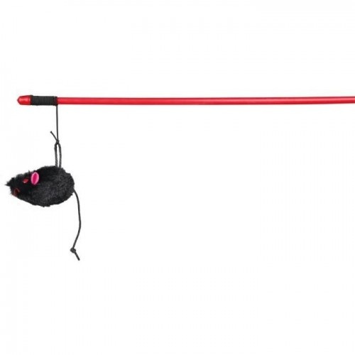 Vara de pesca Trixie com rato para gatos
