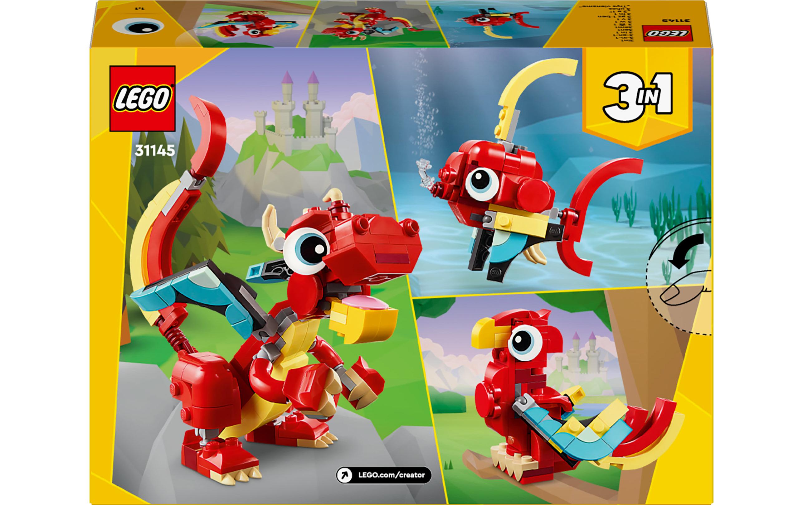 Creator Roter Drache 311453-in-1-Bauset