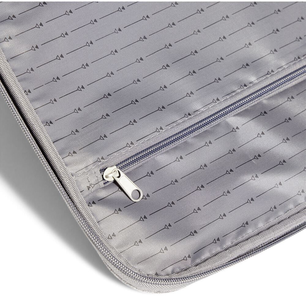 Valise cabine souple 30L polyester gris 35x21,5xH55cm