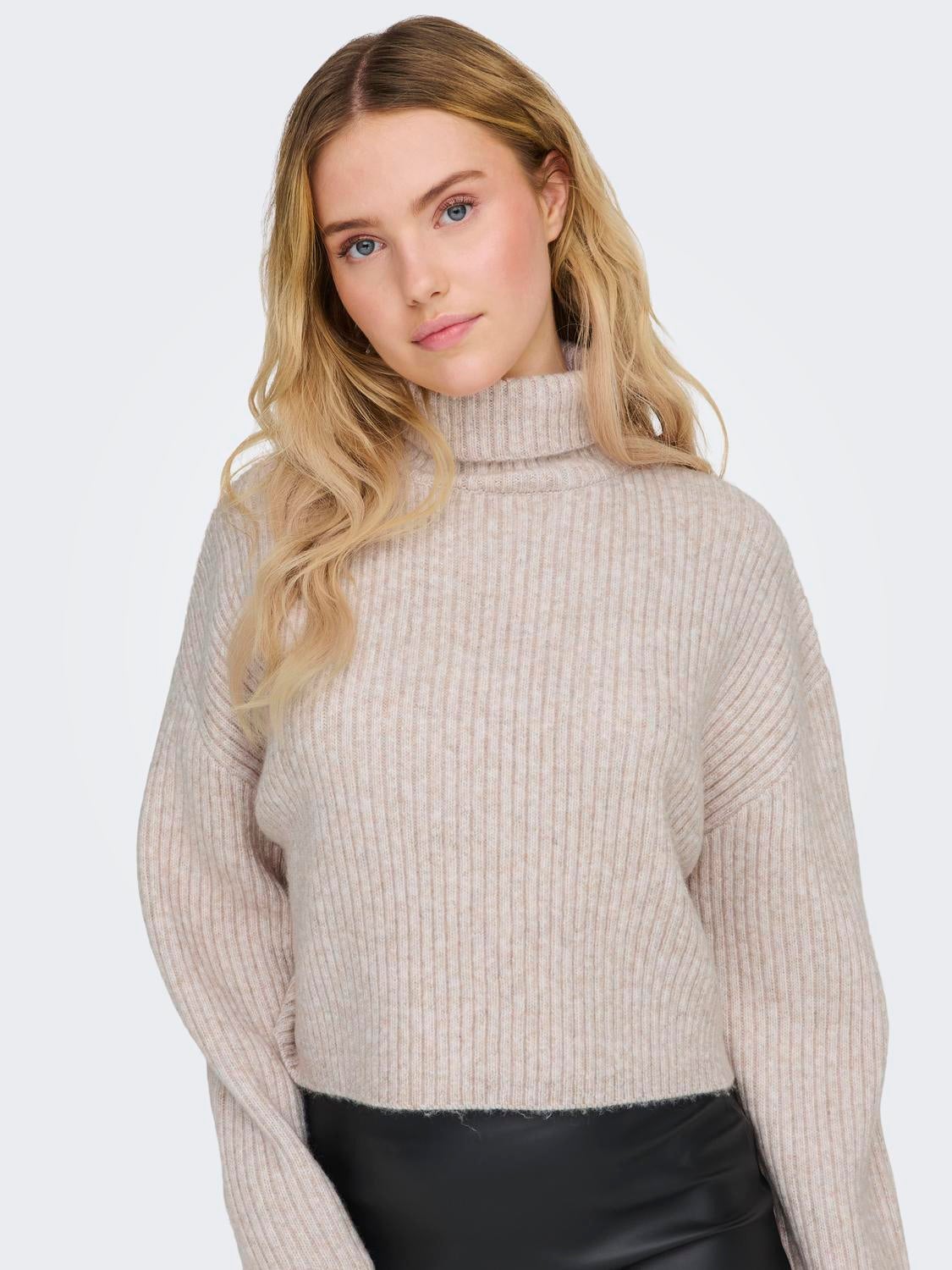 ONLMELANIE Strickpullover Oatmeal