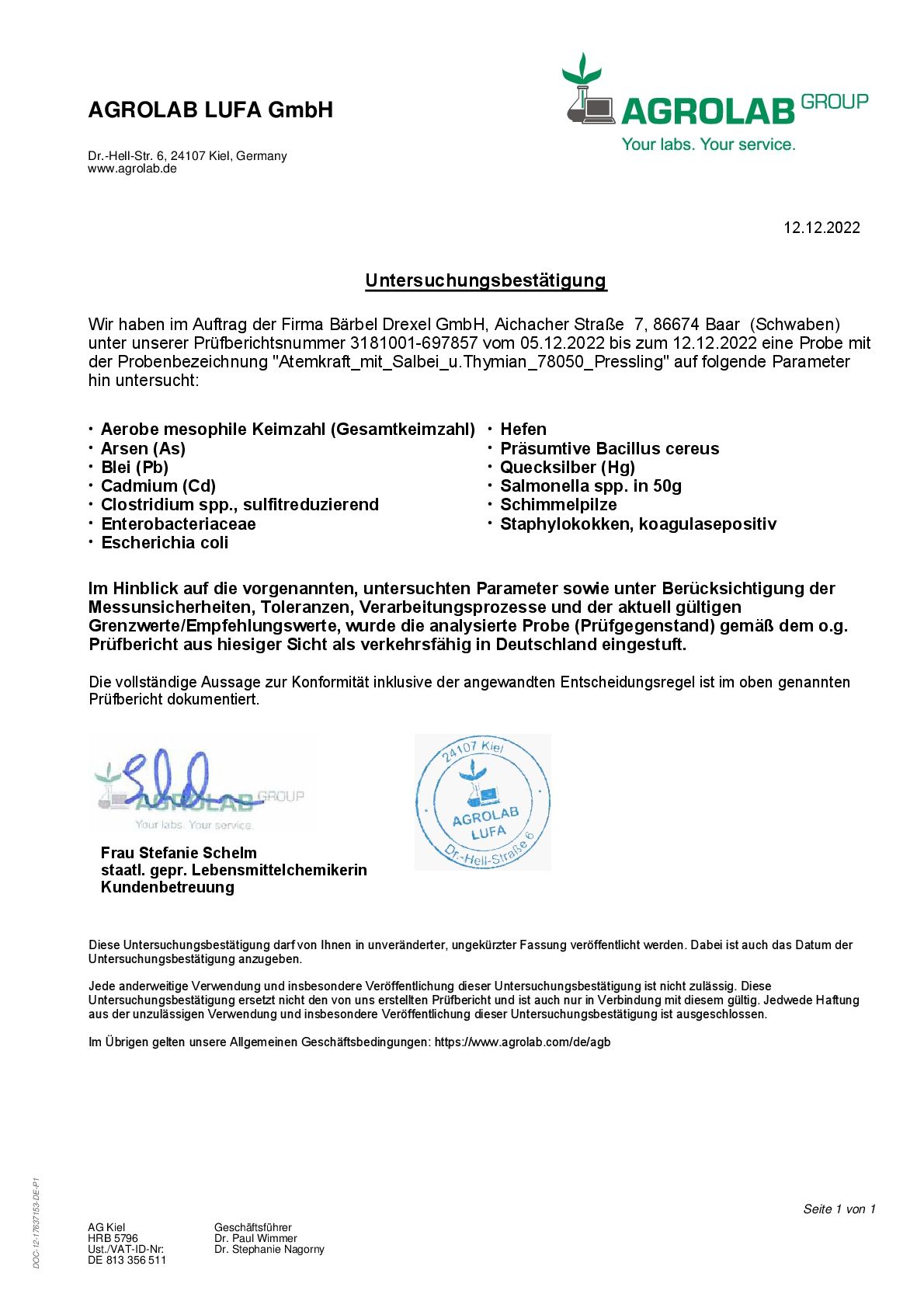 Bärbel Drexel Atemkraft mit Salbei und Thymian Lutschpresslinge