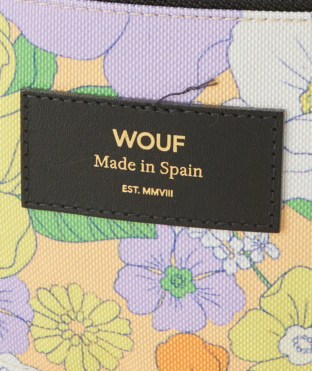 WOUFTROUSSE IMPRIMÉE FLORAL COLORÉE 23 x 15 x 15 CM